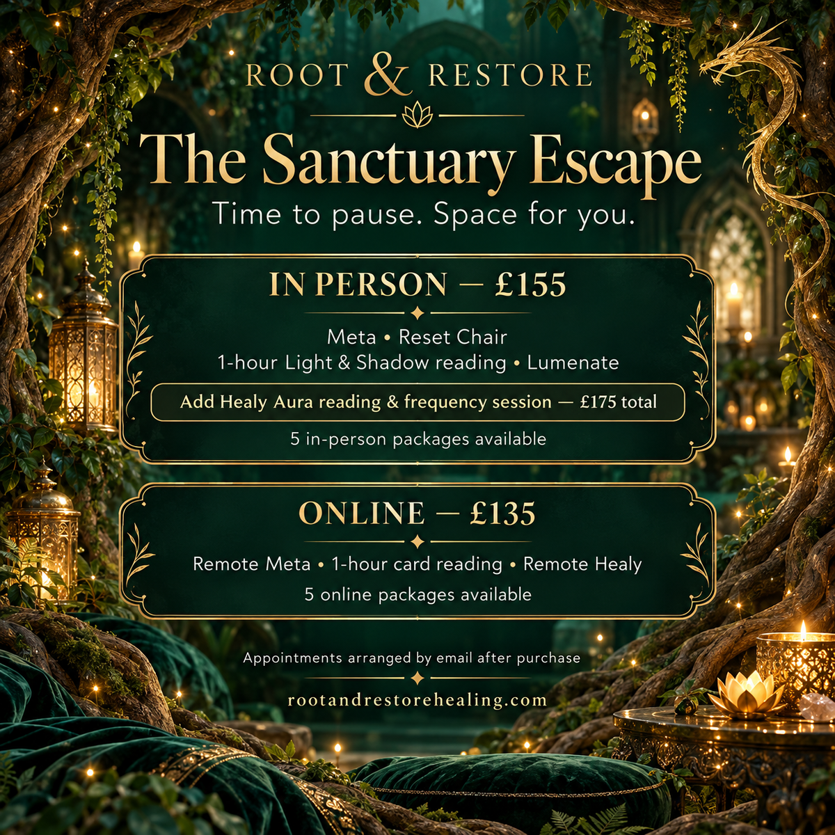 The Sanctuary Escape Packages